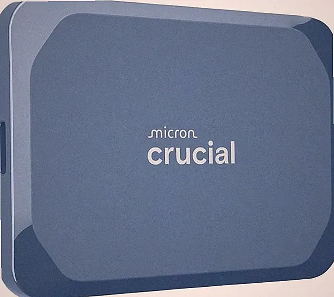 Crucial X10 1TB Portable SSD, Up to 2,100MB/s, USB 3.2 USB-C, 1TB, Blue