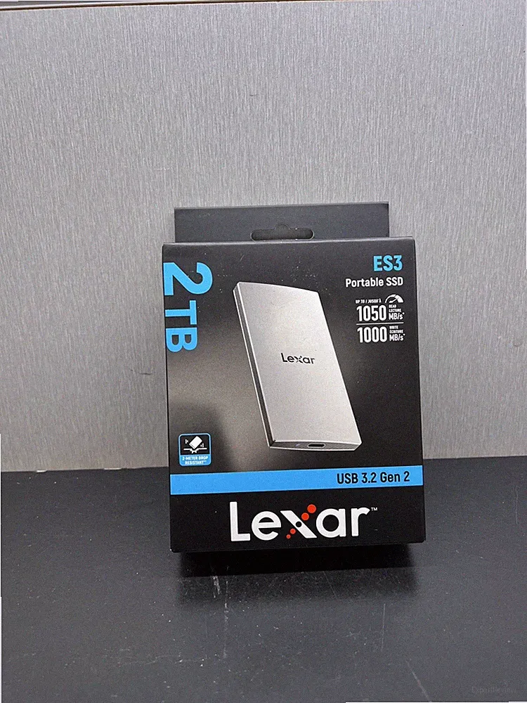 Lexar 2TB ES3 External SSD, Up to 1050MB/s Read, Storage Expansion NIB