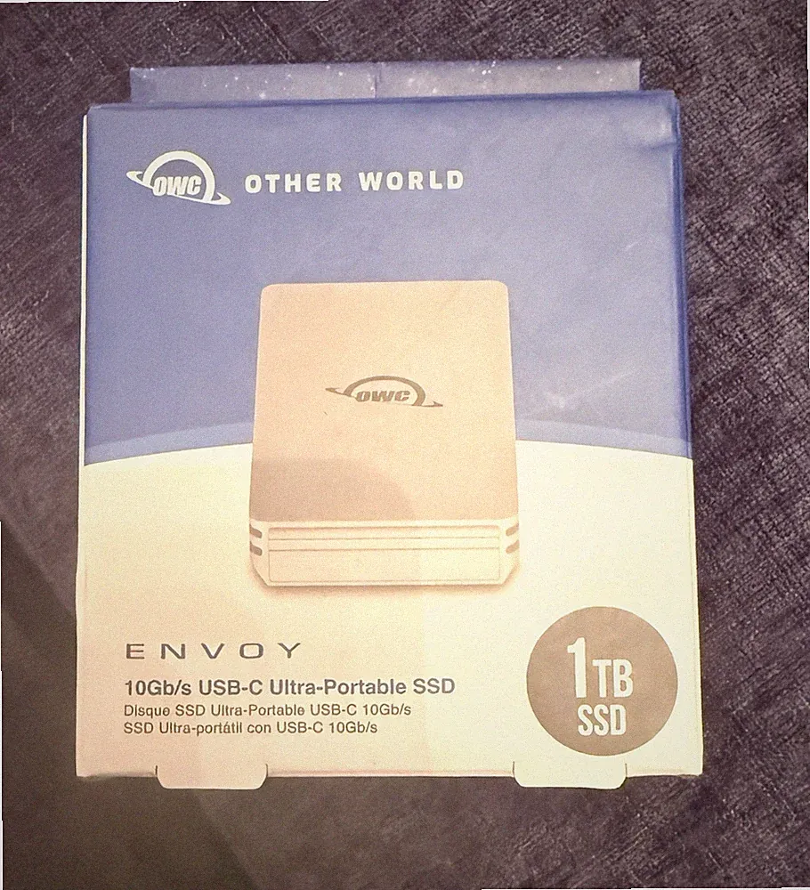 OWC Envoy USB C (10Gb) Ultra Portable SSD Single 1.0 TB New Sealed In Box
