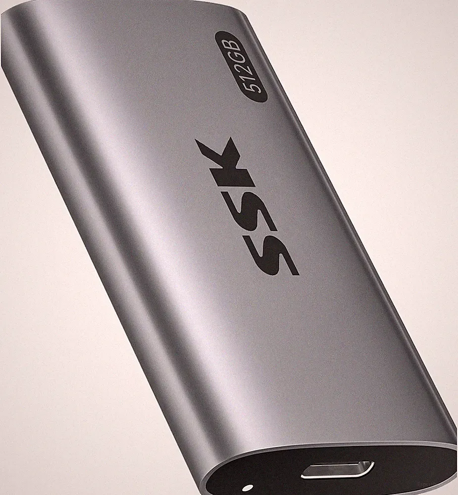 Portable External SSD USB C Drive