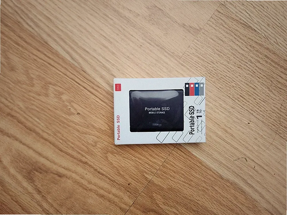 Rose Gold Portable SSD