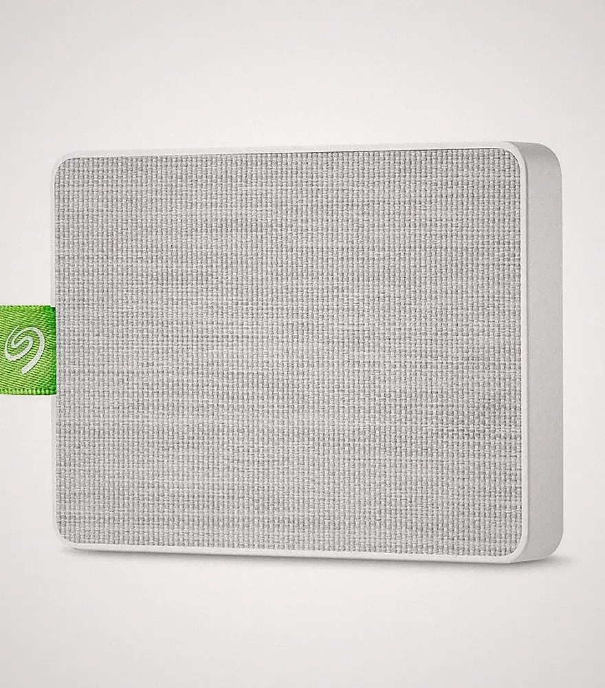 White portable SSD