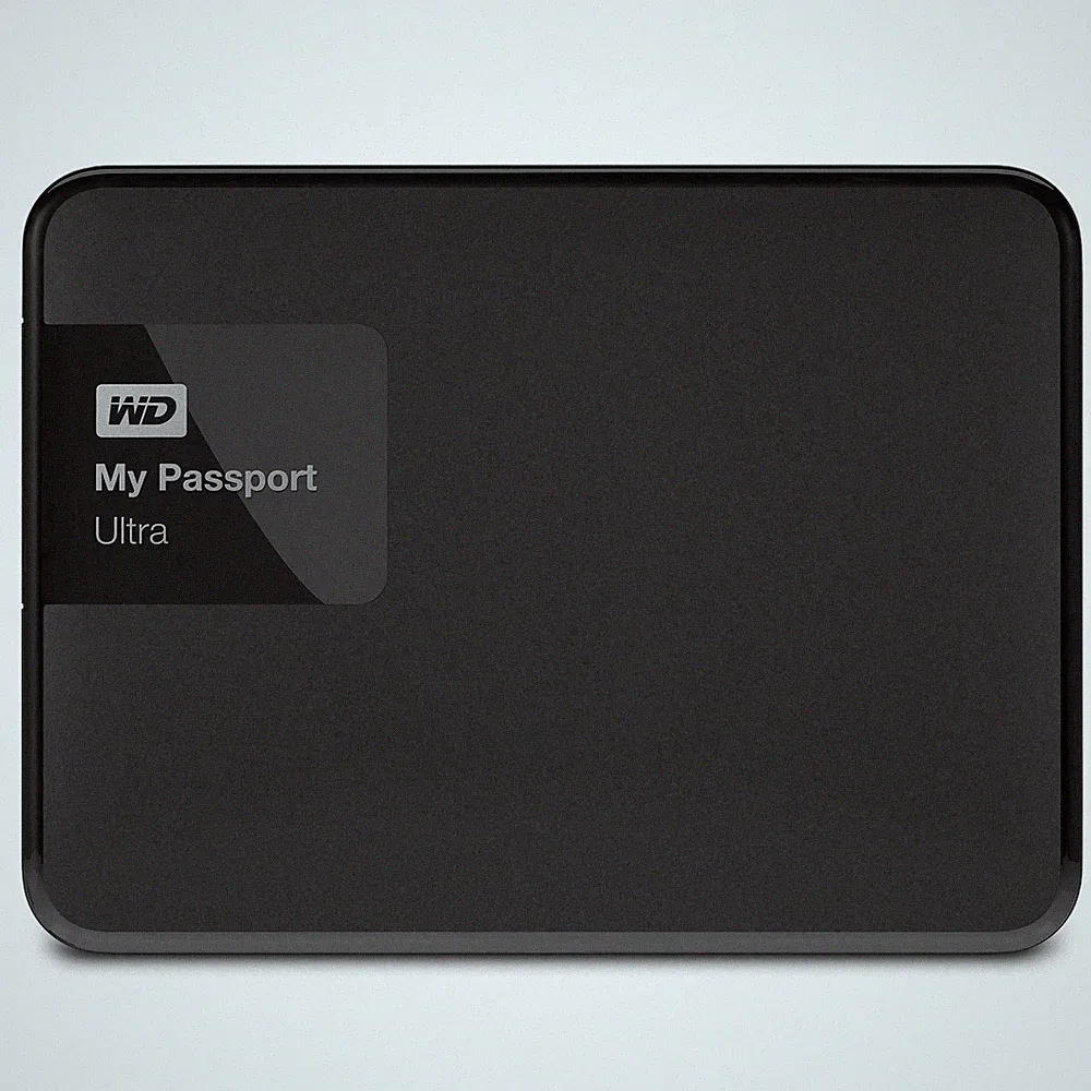 WD 2TB Black My Passport Ultra Portable External Hard Drive-USB 3.0-WDBBKD0020
