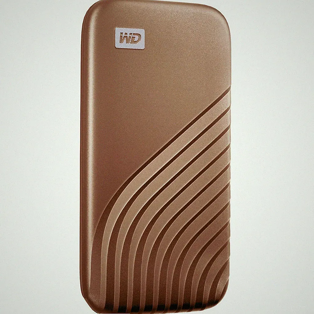 WD My Passport 2TB USB 3.2 Gen 2 Type-C Portable External SSD, Rose Gold
