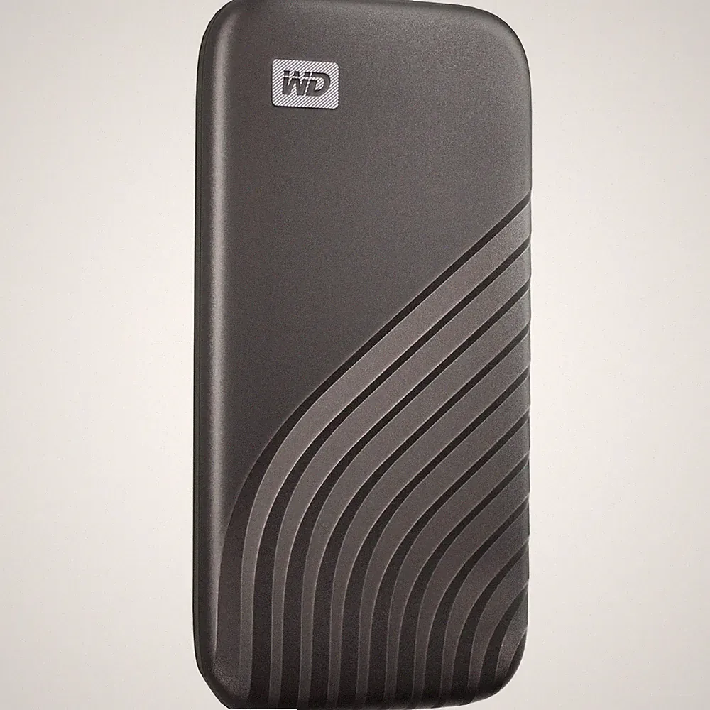 WD My Passport 4TB USB 3.2 Gen 2 Type-C Portable External SSD, Space Gray